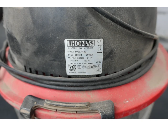 Thomas inox 1530 nat- en droogzuiger 1500w - afbeelding 3 van  4