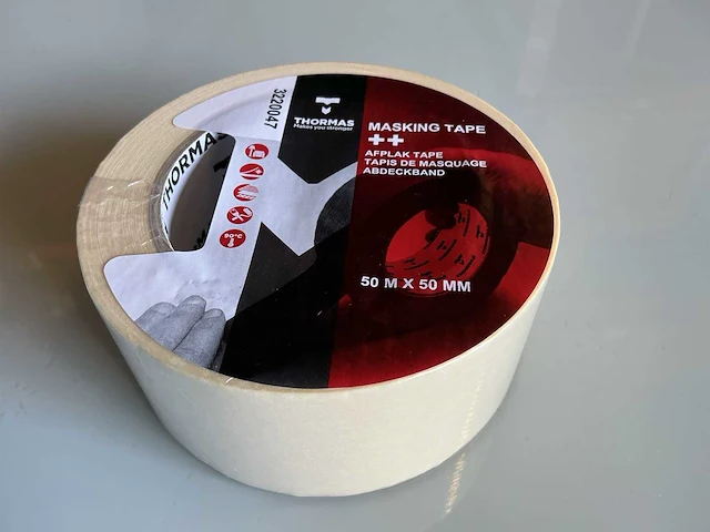 Thormas 50 m x 50 mm schilders afplak tape (24x) - afbeelding 1 van  1
