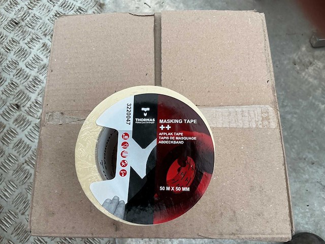 Thormas maskin tape 500 m x 50mm (24x) - afbeelding 1 van  1