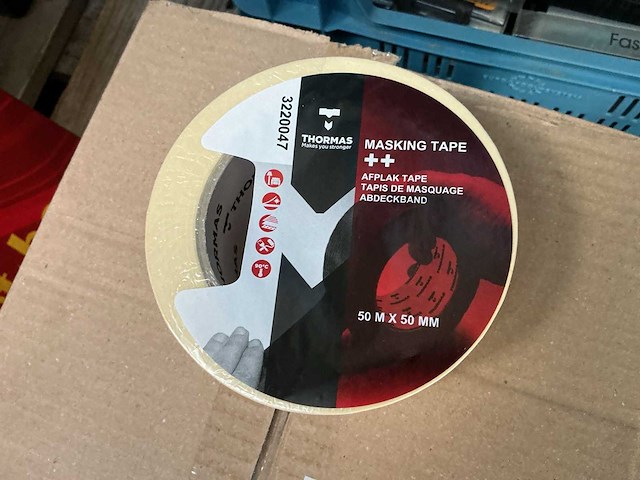Thormas schilderstape 50 meter/50 mm (24x) - afbeelding 1 van  1