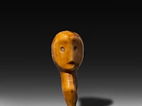 Three bone lega tutimbitimbi or mini phalluses, d.r. congo, h 5 - 6 cm - afbeelding 4 van  6