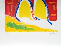 Three lithographs by etienne elias (1936-2007), n° 36/50 24 x 32 cm. (9.44 x 12.59 in.), frame: 51.5 x 59 cm. (20.28 x 23.23 in.) - afbeelding 3 van  14