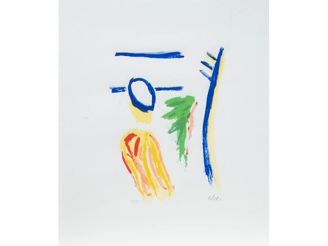 Three lithographs by etienne elias (1936-2007), n° 36/50 24 x 32 cm. (9.44 x 12.59 in.), frame: 51.5 x 59 cm. (20.28 x 23.23 in.) - afbeelding 10 van  14