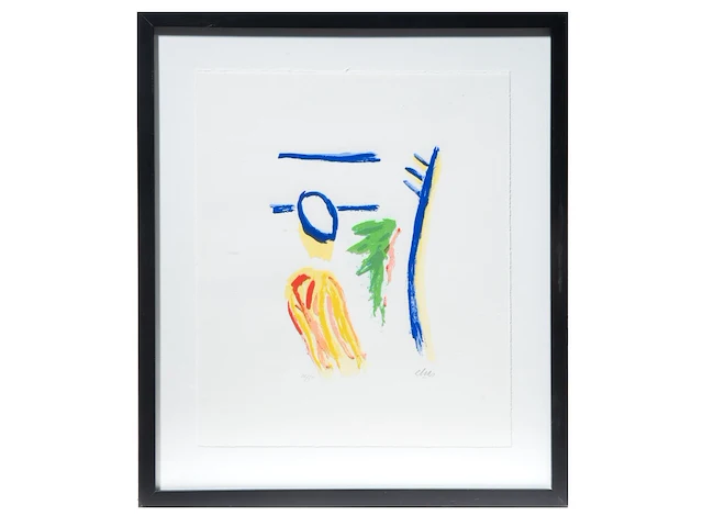 Three lithographs by etienne elias (1936-2007), n° 36/50 24 x 32 cm. (9.44 x 12.59 in.), frame: 51.5 x 59 cm. (20.28 x 23.23 in.) - afbeelding 11 van  14