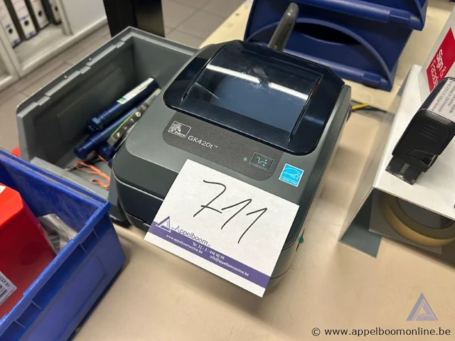 Ticketprinter zebra, gk420t - afbeelding 1 van  2