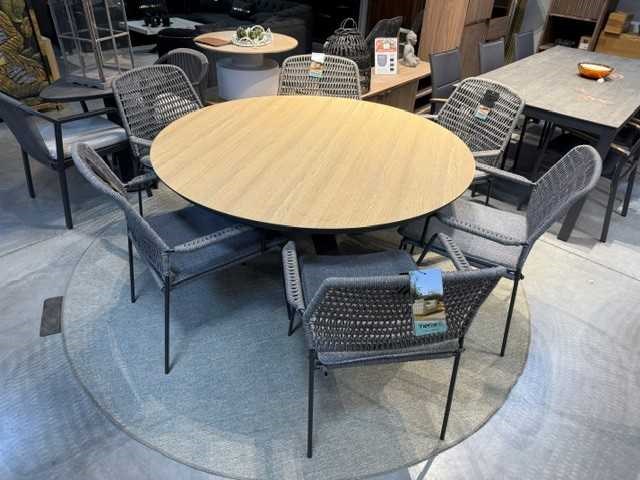 Tierra outdoor - ronde tuintafel met 6 stoelen - afbeelding 2 van  5
