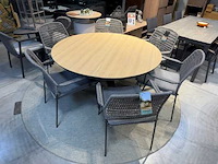 Tierra outdoor - ronde tuintafel met 6 stoelen - afbeelding 2 van  5
