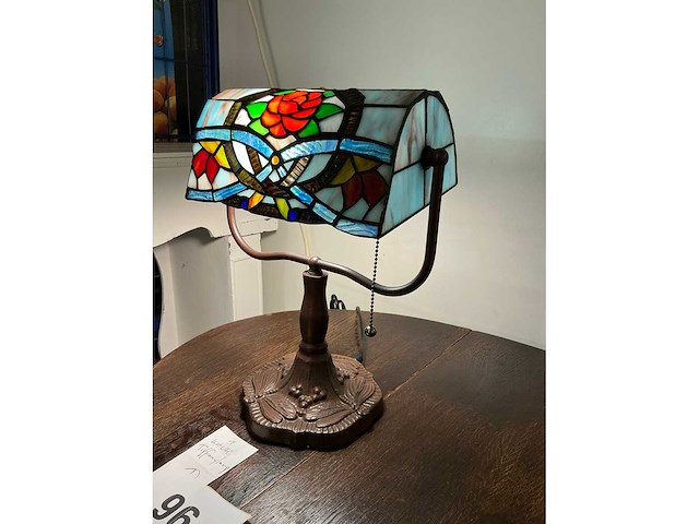 Tiffany bureaulamp - afbeelding 3 van  4