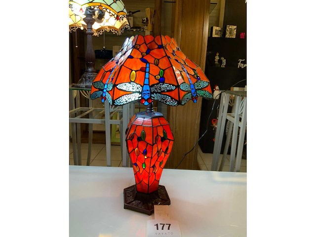 Tiffany tafellamp - afbeelding 2 van  5