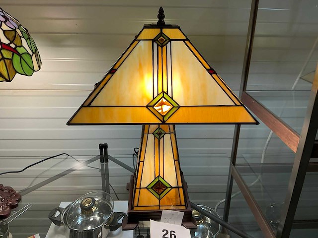 Tiffany tafellamp - afbeelding 2 van  4