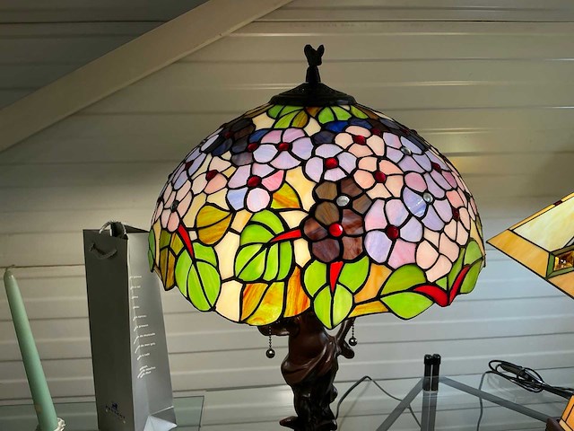 Tiffany tafellamp - afbeelding 2 van  4