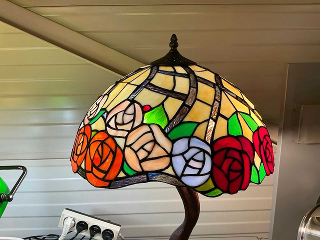 Tiffany tafellamp - afbeelding 2 van  4