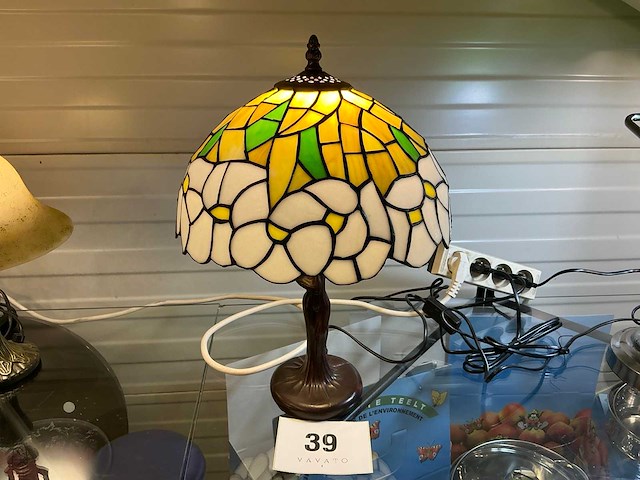 Tiffany tafellamp - afbeelding 2 van  4