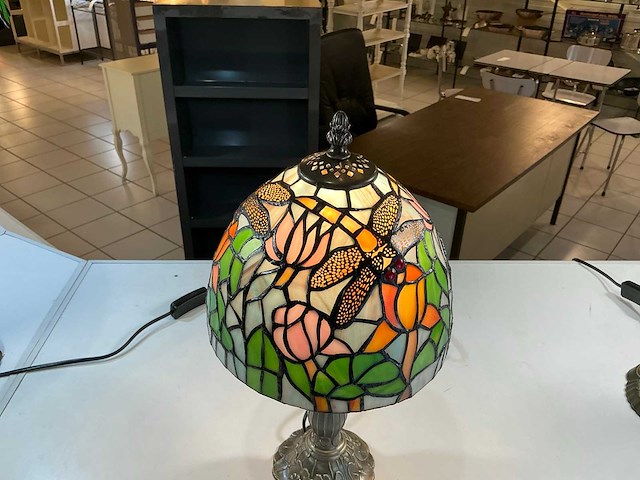 Tiffany tafellamp - afbeelding 2 van  4