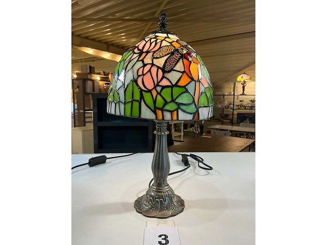 Tiffany tafellamp - afbeelding 3 van  4