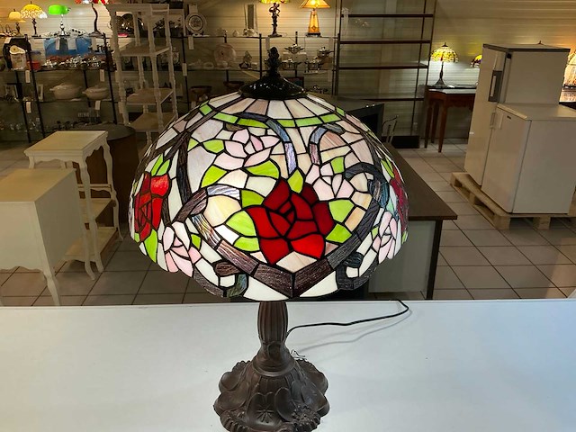 Tiffany tafellamp - afbeelding 2 van  4