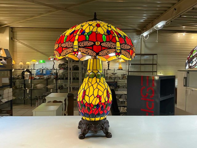Tiffany tafellamp - afbeelding 1 van  3