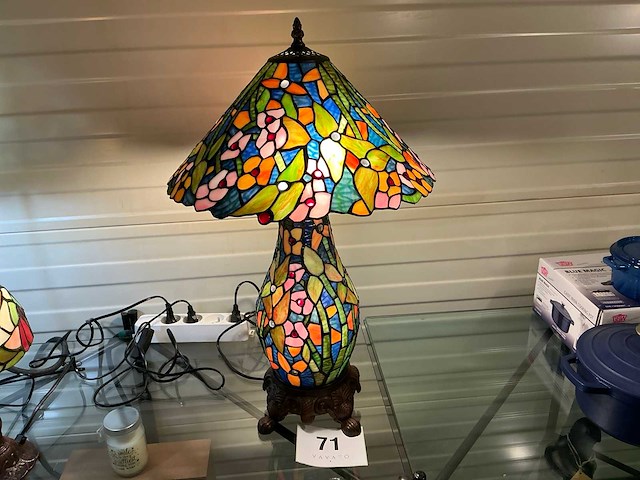 Tiffany tafellamp - afbeelding 2 van  4