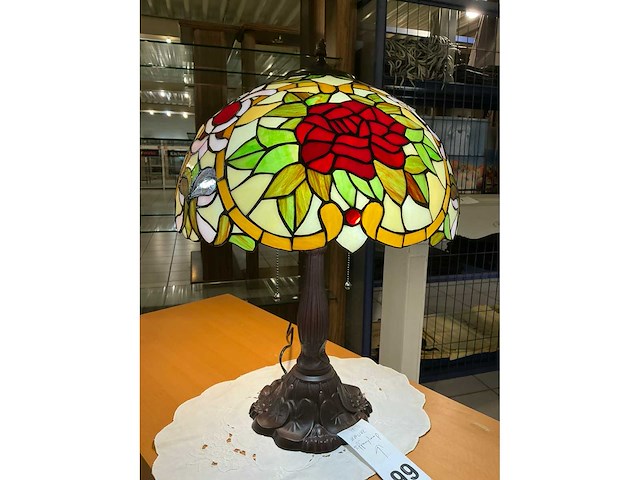 Tiffany tafellamp - afbeelding 3 van  4
