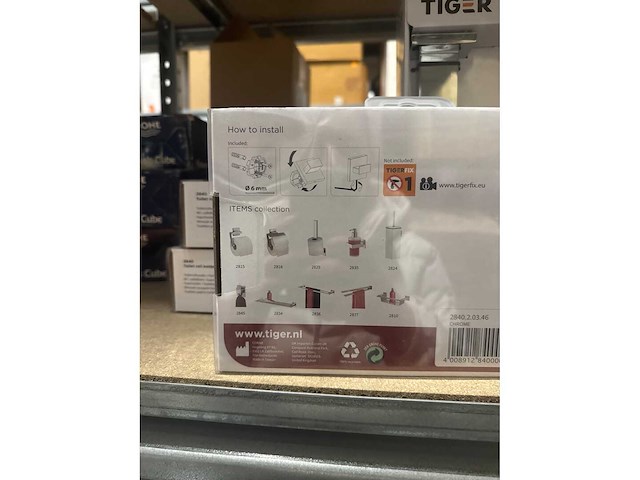 Tiger wc rolhouder (6 stuks) - afbeelding 2 van  2