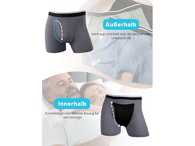 Tiichoo incontinentie-ondergoed voor heren - afbeelding 2 van  4
