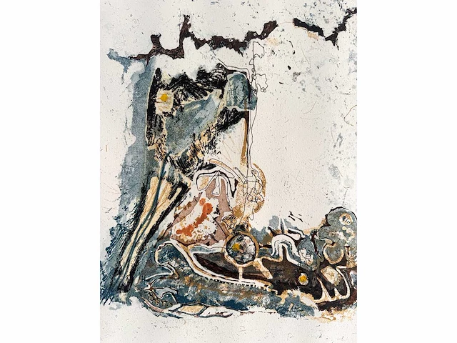 Tim hinterding - let it come down - kleurenets - 50x65cm - 1990 - afbeelding 8 van  8