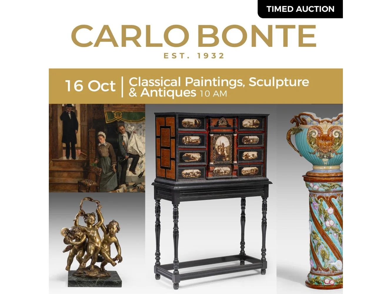 Timed | classical paintings, sculpture & antiques | lot 3000 - 3384