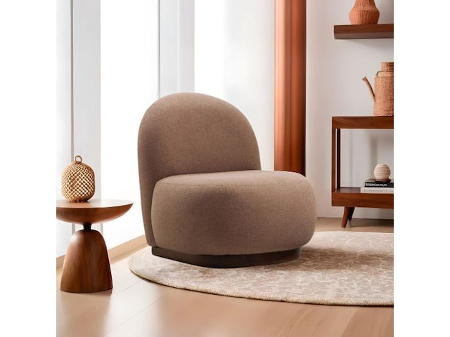 Tina wing chair | beukenhout / spaanplaat | cappuccino - afbeelding 1 van  4