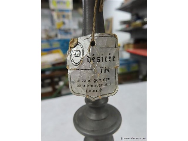 Tinnen lamp - afbeelding 2 van  3