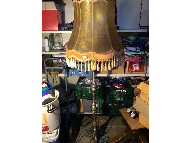 Tinnen lampadaire - afbeelding 1 van  5