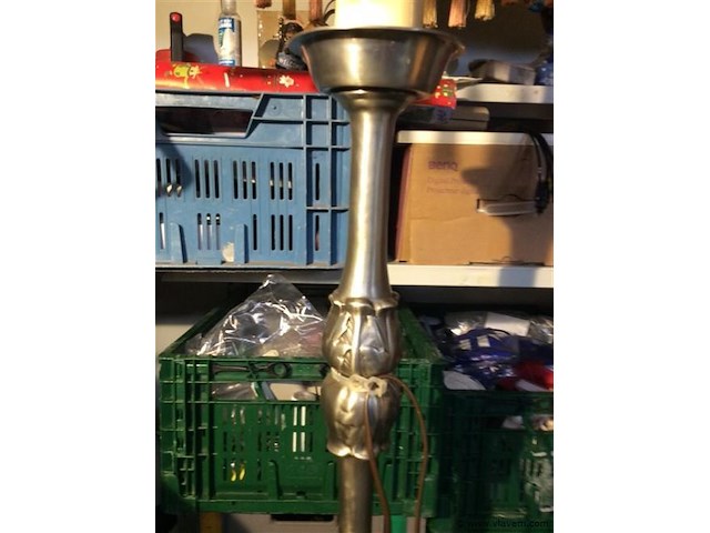 Tinnen lampadaire - afbeelding 3 van  5
