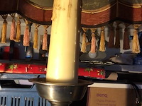 Tinnen lampadaire - afbeelding 4 van  5