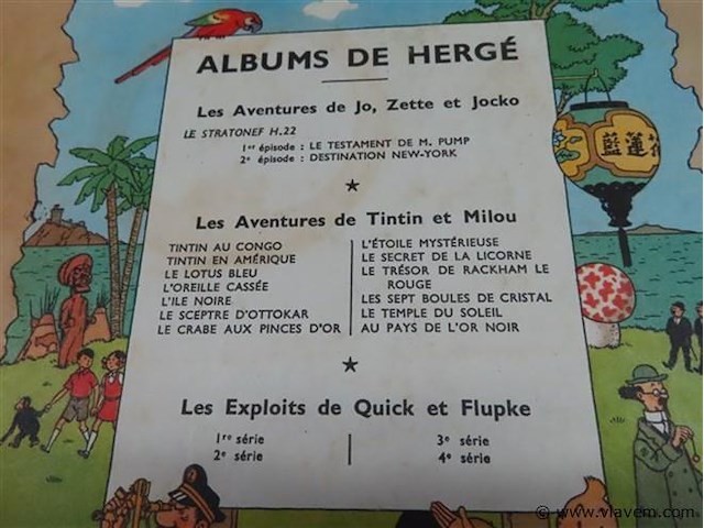 Tintin "au pays de l'or noir" - afbeelding 3 van  3