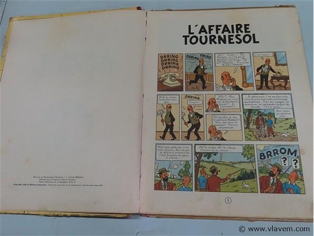 Tintin "l'affaire tournesol" - afbeelding 3 van  4