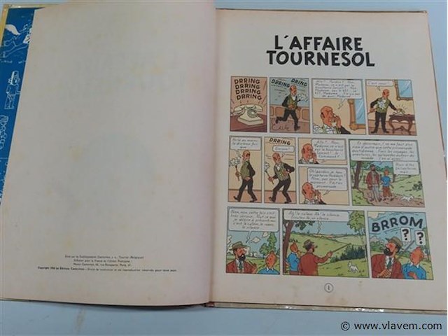 Tintin "l'affaire tournesol" - afbeelding 2 van  3