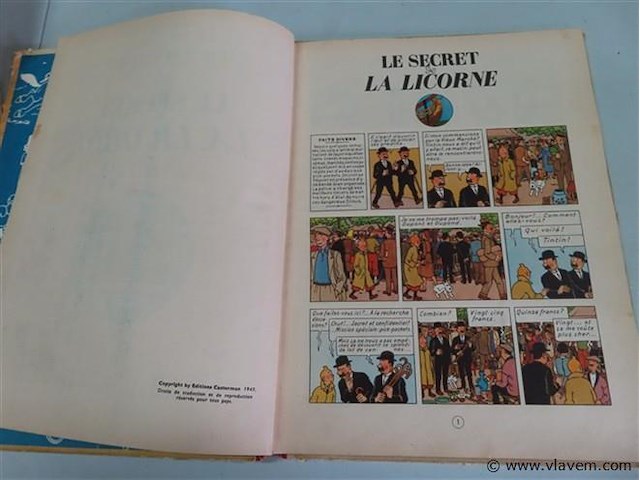 Tintin "le secret la licorne" - afbeelding 2 van  3