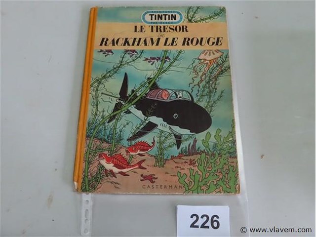Tintin "le treos rackham le rouge" - afbeelding 1 van  3