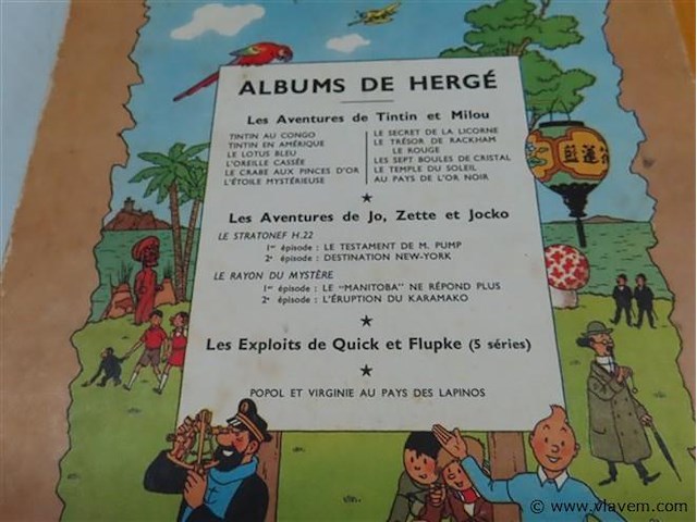 Tintin "le treos rackham le rouge" - afbeelding 3 van  3