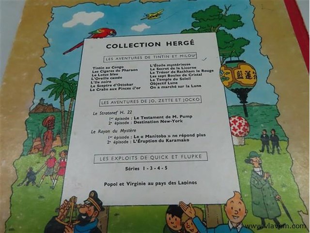 Tintin "les cigares du pharaon" - afbeelding 3 van  3