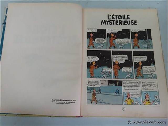 Tintin "l'étoile mystérieuse" - afbeelding 2 van  3