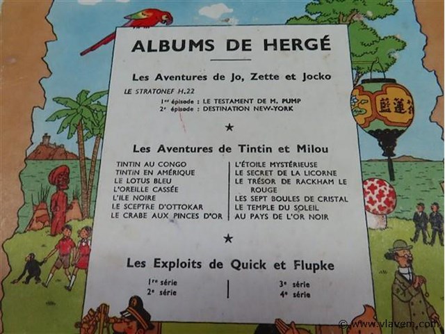 Tintin "tintin en amérique" - afbeelding 3 van  3