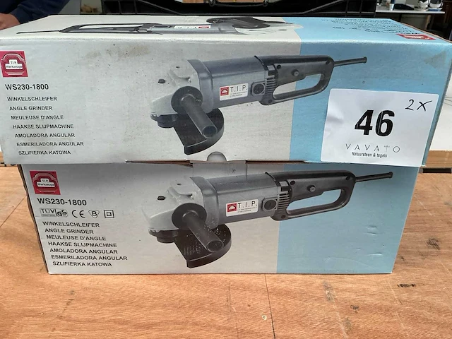 T.i.p. haakse slijpmachine (2x) - afbeelding 1 van  3