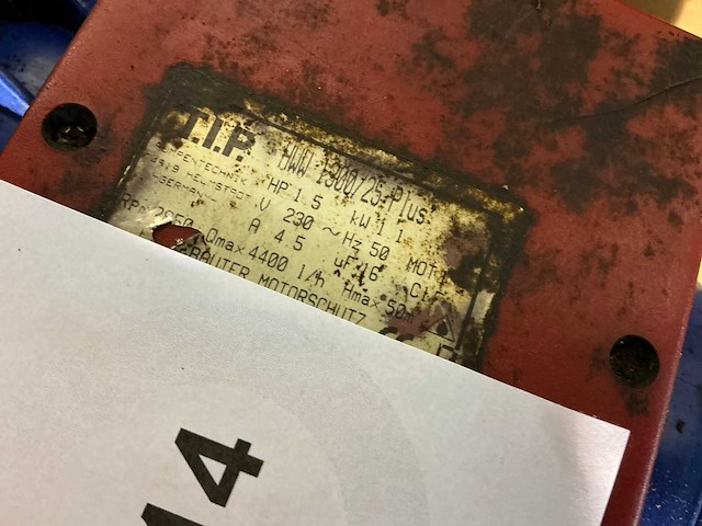 T.i.p. hww 1300/25 plus waterpomp - afbeelding 3 van  3