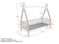 Tipi hk bedbodem - 90x200cm - afbeelding 4 van  6