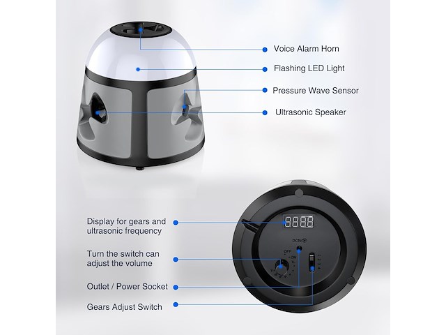 Tiptop home dierenverjager - afbeelding 2 van  5
