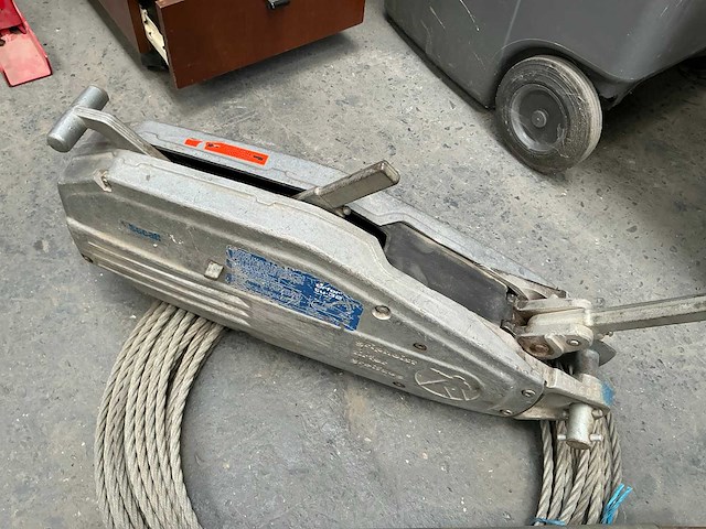 Tirfor tu-32 staalkabel takel - afbeelding 4 van  5
