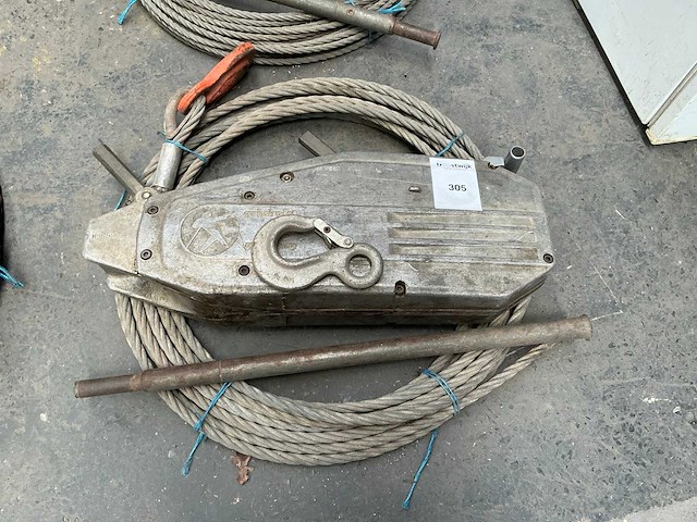 Tirfor tu-40 staalkabel takel - afbeelding 1 van  5