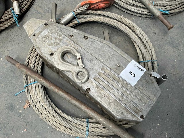 Tirfor tu-40 staalkabel takel - afbeelding 2 van  5