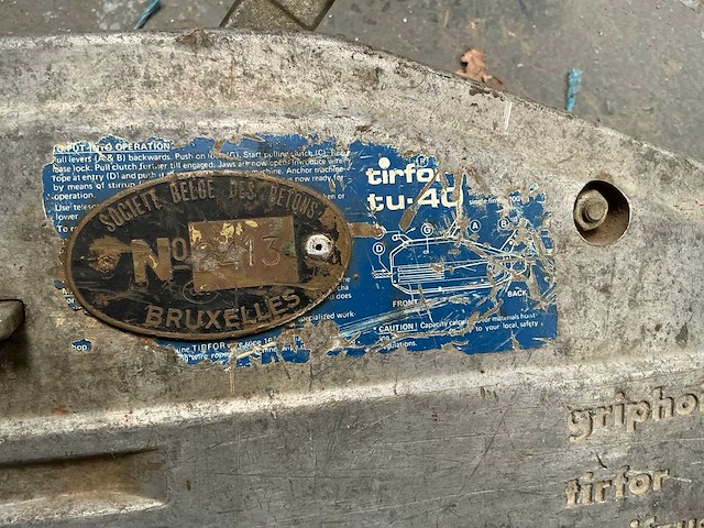 Tirfor tu-40 staalkabel takel - afbeelding 5 van  5