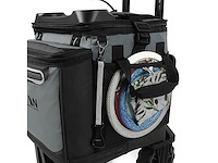 Titan 22,5 liter wielkoeler (60 blikken) met offroad-karretje – grijs - afbeelding 5 van  6